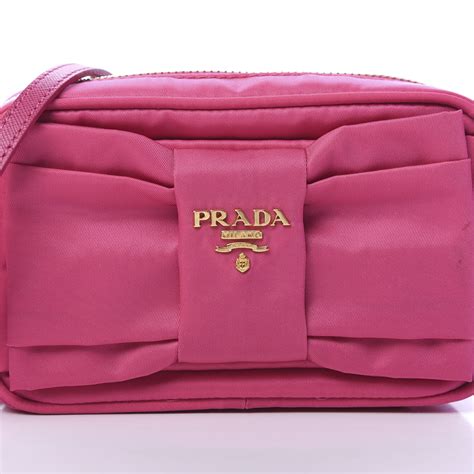 prada nylon tessuto bow bag